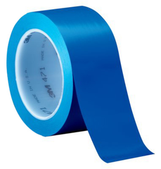 List 471 4" x 36 ydsVinyl Tape - Blue - Americas Industrial Supply