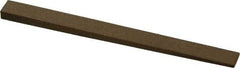 Made in USA - 5/16" Wide x 4" OAL, Aluminum Oxide Sharpening Stone - Flat Tapered, Medium Grade, 220 Grit - Americas Industrial Supply
