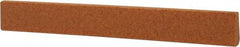 Made in USA - 7/16" Wide x 4" OAL, Aluminum Oxide Sharpening Stone - Oval Tapered, Fine Grade, 320 Grit - Americas Industrial Supply