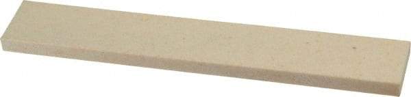 Norton - 120 Grit Aluminum Oxide Rectangular Roughing Stone - Fine Grade, 1" Wide x 6" Long x 1/4" Thick - Americas Industrial Supply