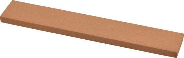 Norton - 180 Grit Aluminum Oxide Rectangular Roughing Stone - Very Fine Grade, 1" Wide x 6" Long x 1/4" Thick - Americas Industrial Supply