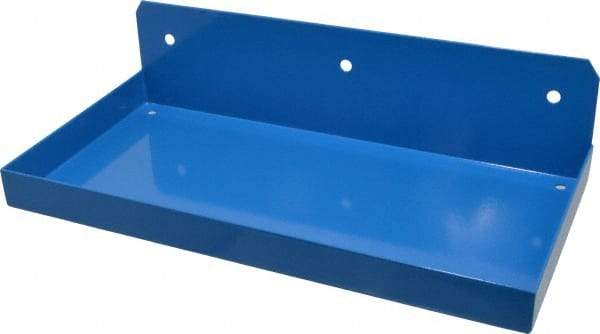 Triton - 12" Long Blue Pegboard Shelf - For Use with DuraBoards/Pegboards - Americas Industrial Supply