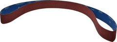 Norton - 2" Wide x 72" OAL, 80 Grit, Ceramic Abrasive Belt - Ceramic, Medium, Coated, Y Weighted Cloth Backing, Series R981 - Americas Industrial Supply