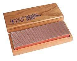 DMT - 6" Long x 2" Wide x 3/4" Thick, Diam ond Sharpening Stone - Rectangle, 600 Grit, Fine Grade - Americas Industrial Supply