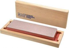 DMT - 8" Long x 2-5/8" Wide x 1-1/4" Thick, Diam ond Sharpening Stone - Rectangle, 600 Grit, Fine Grade - Americas Industrial Supply