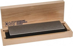 DMT - 8" Long x 2-5/8" Wide x 1-1/4" Thick, Diam ond Sharpening Stone - Rectangle, 220 Grit, Extra Coarse Grade - Americas Industrial Supply