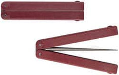 DMT - 9-1/2" OAL Fine Knife Sharpener Diamond File - 1/4" Wide, 4-3/16 LOC, Red, 600 Grit - Americas Industrial Supply