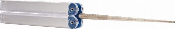 DMT - 9-1/2" OAL Coarse Knife Sharpener Diamond File - 1/4" Wide x 1/16" Thick, 4-3/16 LOC, Blue, 325 Grit - Americas Industrial Supply