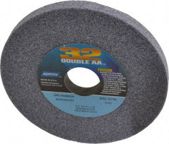 Norton - 6" Diam x 1-1/4" Hole x 1/2" Thick, K Hardness, 46 Grit Surface Grinding Wheel - Aluminum Oxide, Type 1, Coarse Grade, 4,140 Max RPM, Vitrified Bond, No Recess - Americas Industrial Supply