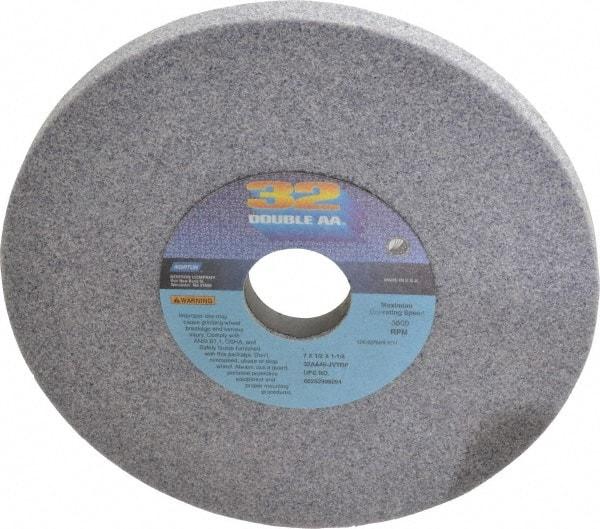 Norton - 7" Diam x 1-1/4" Hole x 1/2" Thick, J Hardness, 46 Grit Surface Grinding Wheel - Aluminum Oxide, Type 1, Coarse Grade, 3,600 Max RPM, Vitrified Bond, No Recess - Americas Industrial Supply