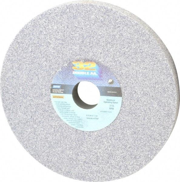 Norton - 8" Diam x 1-1/4" Hole x 3/4" Thick, H Hardness, 46 Grit Surface Grinding Wheel - Aluminum Oxide, Type 1, Coarse Grade, 3,105 Max RPM, Vitrified Bond, No Recess - Americas Industrial Supply