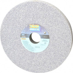 Norton - 8" Diam x 1-1/4" Hole x 3/4" Thick, H Hardness, 46 Grit Surface Grinding Wheel - Aluminum Oxide, Type 1, Coarse Grade, 3,105 Max RPM, Vitrified Bond, No Recess - Americas Industrial Supply