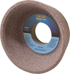 Norton - 4" Diam, 1-1/4" Hole Size, 1-1/2" Overall Thickness, 60 Grit, Type 11 Tool & Cutter Grinding Wheel - Medium Grade, Aluminum Oxide, K Hardness, Vitrified Bond, 5,730 RPM - Americas Industrial Supply