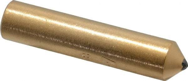 Norton - 1/3 Carat Single Point Diamond Dresser - 2" Long x 7/16" Shank Diam - Americas Industrial Supply