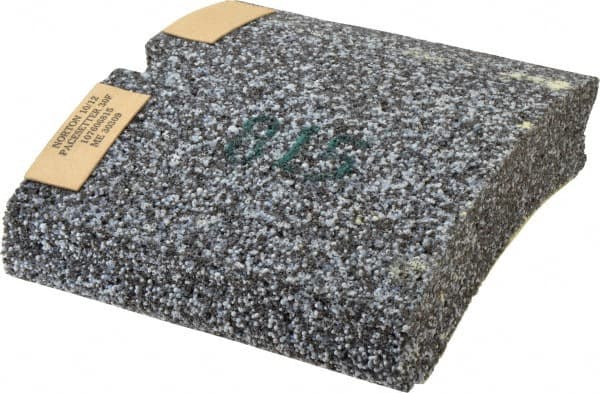 Norton - 6-13/16" Wide x 6" High x 1-1/2" Thick Grinding Segment - 30 Grit, Hardness F, Blue Print No. ME30309 - Americas Industrial Supply