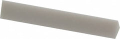 Norton - 3" Long x 1/2" Wide x 1/2" Thick, Novaculite Sharpening Stone - Triangle, Ultra Fine Grade - Americas Industrial Supply