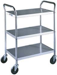 Lakeside - 500 Lb Capacity, 23" Wide x 36" Long x 37" High Standard Utility Cart - Americas Industrial Supply