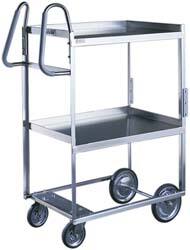 Lakeside - 300 Lb Capacity, 19" Wide x 31-1/8" Long x 34-1/8" High Ergonomic Utility Cart - Americas Industrial Supply