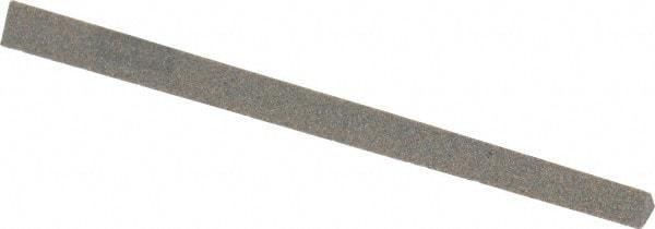 Norton - 4" Long x 1/4" Wide x 1/4" Thick, Aluminum Oxide Sharpening Stone - Triangle, Coarse Grade - Americas Industrial Supply