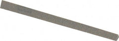 Norton - 4" Long x 1/4" Wide x 1/4" Thick, Aluminum Oxide Sharpening Stone - Triangle, Coarse Grade - Americas Industrial Supply