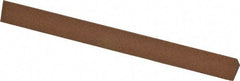 Norton - 4" Long x 3/8" Wide x 3/8" Thick, Aluminum Oxide Sharpening Stone - Triangle, Medium Grade - Americas Industrial Supply