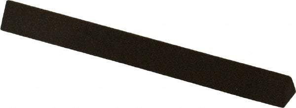 Norton - 4" Long x 3/8" Wide x 3/8" Thick, Aluminum Oxide Sharpening Stone - Triangle, Coarse Grade - Americas Industrial Supply