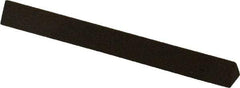 Norton - 4" Long x 3/8" Wide x 3/8" Thick, Aluminum Oxide Sharpening Stone - Triangle, Coarse Grade - Americas Industrial Supply
