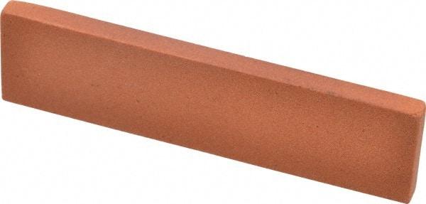 Norton - 4" Long x 1" Wide x 1/4" Thick, Aluminum Oxide Sharpening Stone - Rectangle, Fine Grade - Americas Industrial Supply