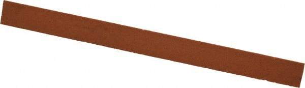 Norton - 6" Long x 1/2" Wide x 1/2" Thick, Aluminum Oxide Sharpening Stone - Triangle, Fine Grade - Americas Industrial Supply