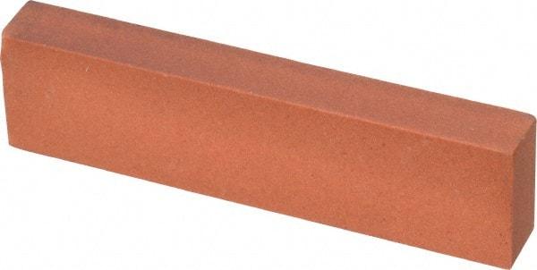 Norton - 4" Long x 1" Wide x 1/2" Thick, Aluminum Oxide Sharpening Stone - Rectangle, Fine Grade - Americas Industrial Supply