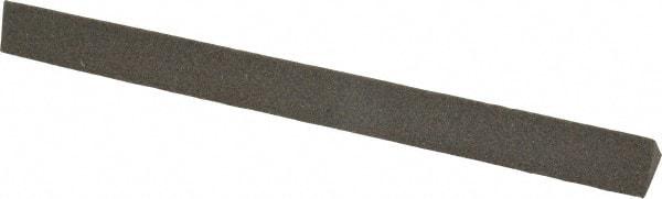 Norton - 6" Long x 1/2" Wide x 1/2" Thick, Aluminum Oxide Sharpening Stone - Triangle, Coarse Grade - Americas Industrial Supply