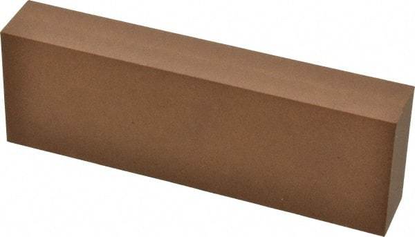 Norton - 6" Long x 2" Wide x 1" Thick, Aluminum Oxide Sharpening Stone - Rectangle, Medium Grade - Americas Industrial Supply