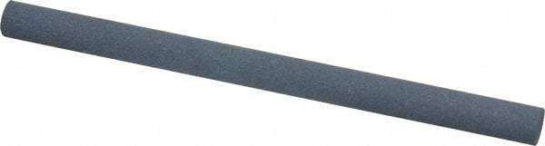 Norton - 4" Long x 1/4" Diam x 1/4" Thick, Silicon Carbide Sharpening Stone - Round, Fine Grade - Americas Industrial Supply
