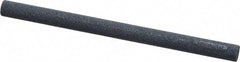 Norton - 4" Long x 1/4" Diam x 1/4" Thick, Silicon Carbide Sharpening Stone - Round, Medium Grade - Americas Industrial Supply