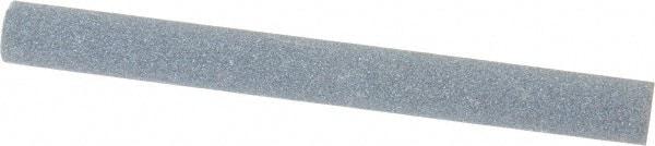 Norton - 4" Long x 3/8" Diam x 3/8" Thick, Silicon Carbide Sharpening Stone - Round, Medium Grade - Americas Industrial Supply
