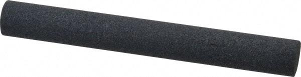 Norton - 4" Long x 1/2" Diam x 1/2" Thick, Silicon Carbide Sharpening Stone - Round, Medium Grade - Americas Industrial Supply