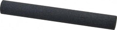 Norton - 4" Long x 1/2" Diam x 1/2" Thick, Silicon Carbide Sharpening Stone - Round, Medium Grade - Americas Industrial Supply