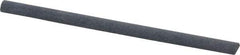 Value Collection - Half Round, Silicon Carbide, Toolroom Finishing Stick - 4" Long x 1/4" Wide, Medium Grade - Americas Industrial Supply