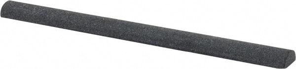 Value Collection - Half Round, Silicon Carbide, Toolroom Finishing Stick - 4" Long x 3/8" Wide, Fine Grade - Americas Industrial Supply