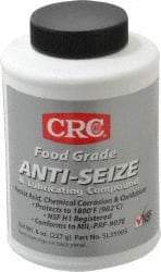 CRC - 8 oz Bottle High Temperature Anti-Seize Lubricant - Aluminum, -65 to 1,800°F, Opaque Off-White, Food Grade, Water Resistant - Americas Industrial Supply