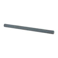 Value Collection - Round, Silicon Carbide, Toolroom Finishing Stick - 4" Long x 1/4" Wide, Medium Grade - Americas Industrial Supply