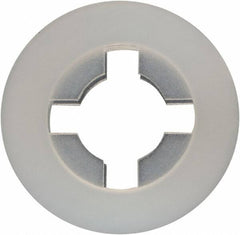 Made in USA - #10 Screw, 0.177" ID, Nylon Internal Tooth Lock Washer - 29/64" OD, Grade 6/6 - Americas Industrial Supply