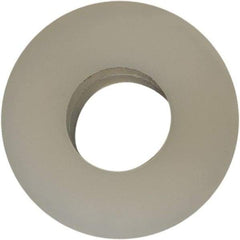 Made in USA - #6 Screw, Grade 6/6 Nylon Standard Flat Washer - 3.56mm ID x 5/16" OD, 1.57mm Thick - Americas Industrial Supply