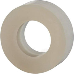 Made in USA - #10 Screw, Grade 6/6 Nylon Standard Flat Washer - 4.93mm ID x 3/8" OD, 3.18mm Thick - Americas Industrial Supply