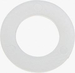 Made in USA - 7/16" Screw, Grade 6/6 Nylon Standard Flat Washer - 11.25mm ID x 3/4" OD, 0.81mm Thick - Americas Industrial Supply