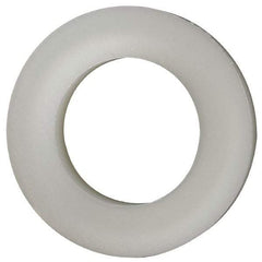 Made in USA - 7/16" Screw, Grade 6/6 Nylon Standard Flat Washer - 11.25mm ID x 3/4" OD, 3.18mm Thick - Americas Industrial Supply