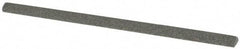 Value Collection - Half Round, Aluminum Oxide, Toolroom Finishing Stick - 4" Long x 1/4" Wide, Medium Grade - Americas Industrial Supply