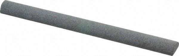 Value Collection - Half Round, Aluminum Oxide, Toolroom Finishing Stick - 4" Long x 3/8" Wide, Coarse Grade - Americas Industrial Supply