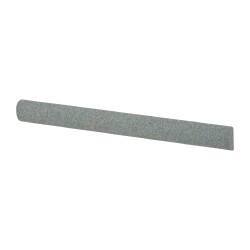 Value Collection - Half Round, Aluminum Oxide, Toolroom Finishing Stick - 4" Long x 3/8" Wide, Medium Grade - Americas Industrial Supply