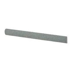 Value Collection - Half Round, Aluminum Oxide, Toolroom Finishing Stick - 4" Long x 3/8" Wide, Medium Grade - Americas Industrial Supply